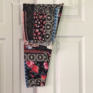 Flower leggings XL